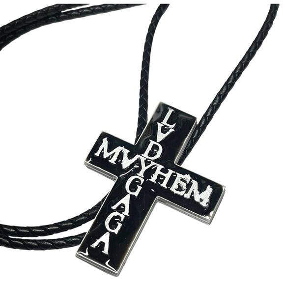 Lady Gaga Mayhem Cross Bolo - Picture 2 of 5